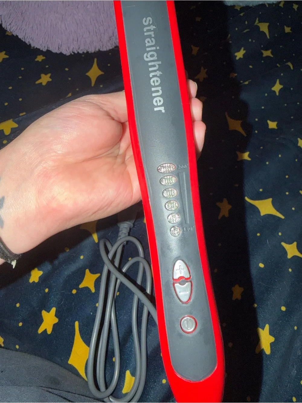 Red Hair Comb Straightener